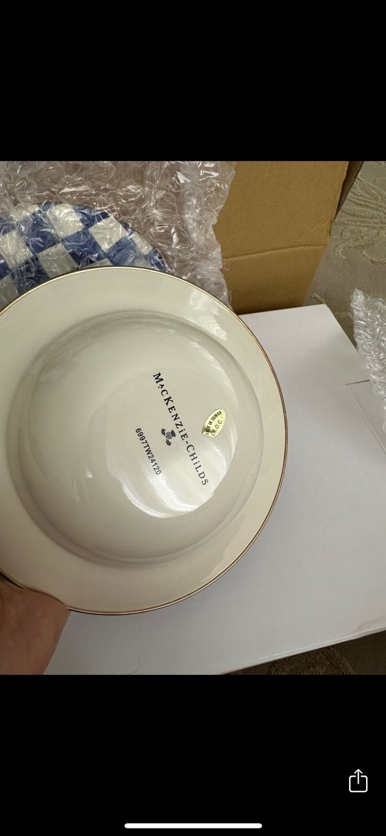 4 adet Mackenzie childs Bowl - Görsel 3