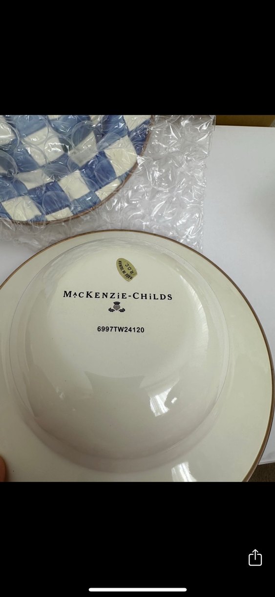 4 adet Mackenzie childs Bowl - Görsel 4