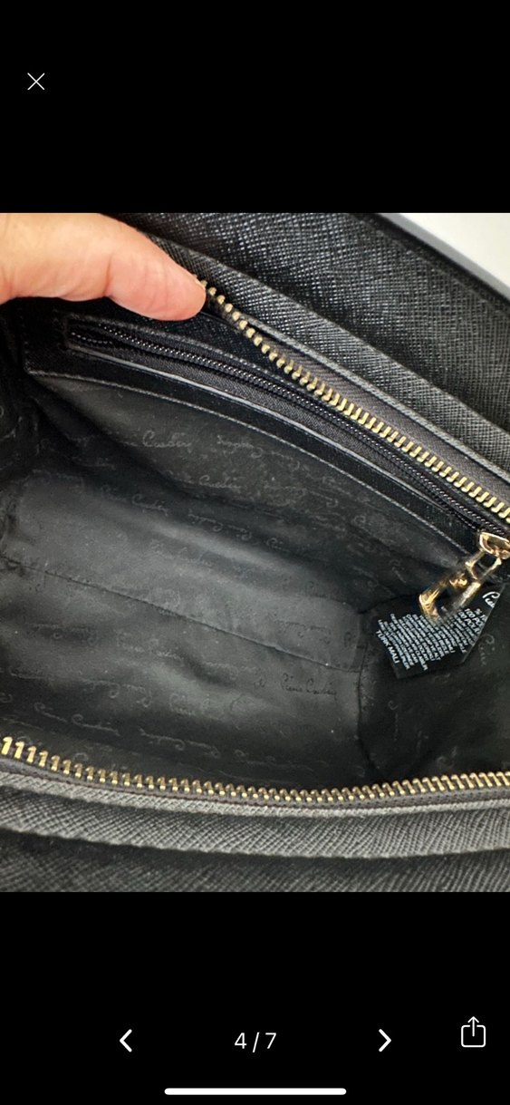 Klasik Siyah Deri Kadın Çanta - Görsel 4