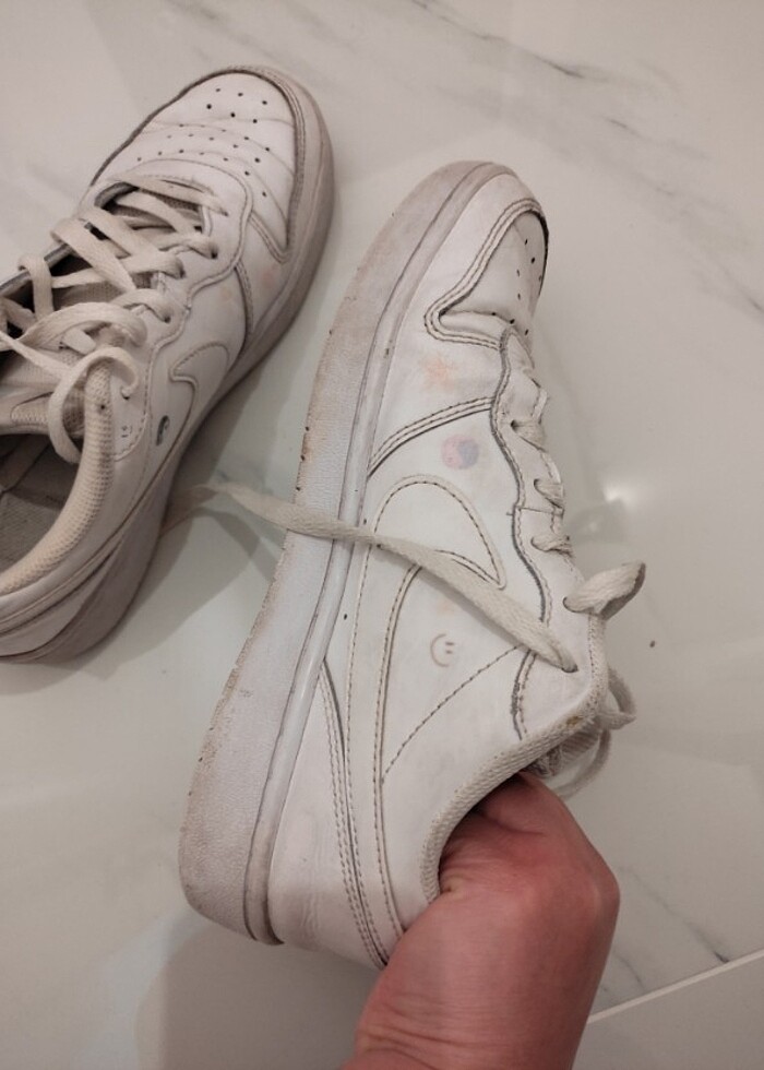 Beyaz Nike orjinal spor ayakkabı  - Görsel 5