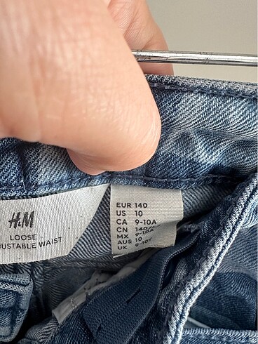 9 Yaş Beden mavi Renk H&M Çocuk Kot Pantolon