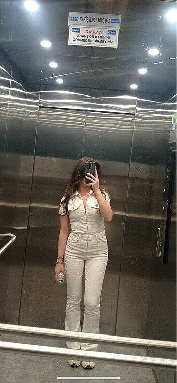 s Beden beyaz Renk bershka beyaz tulum kot tulum
