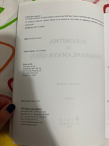  Beden Algoritma ve programlamaya giriş