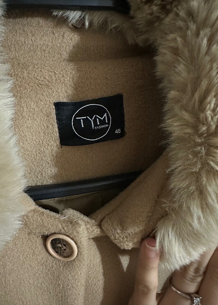 Kaşe uzun kaban - Görsel 2