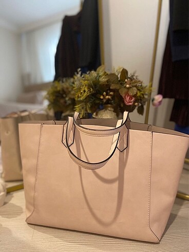 Beden ten rengi Renk Mango shopper çanta