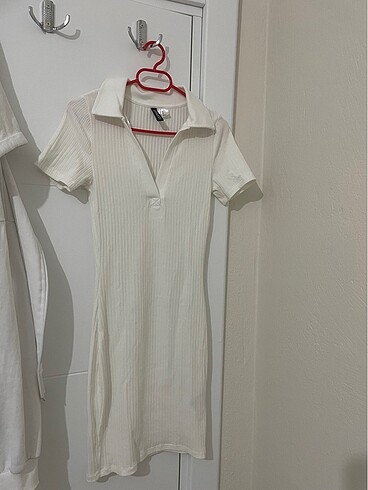 xs Beden H&M polo yaka elbise
