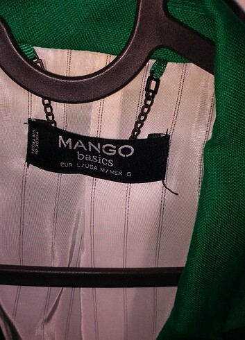 m Beden yeşil Renk Yeşil Mango Ceket