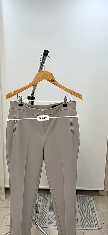 38 Beden mavi Renk Tüzün Mavi Dar Pantalon