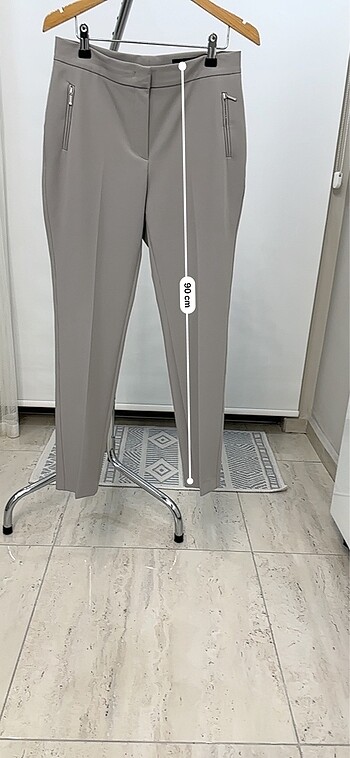 38 Beden Tüzün Mavi Dar Pantalon