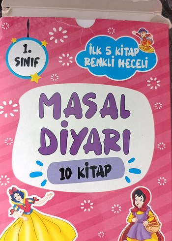 Masal Diyarı 10 Kitap Seti - 1. Sınıf