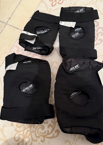 Siyah Biker Motosiklet Diz Koruyucu Velcro - Görsel 3