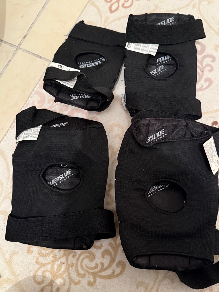 Siyah Biker Motosiklet Diz Koruyucu Velcro - Görsel 3