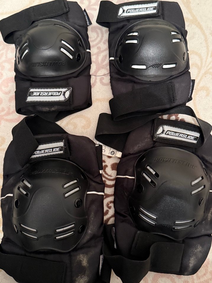 Siyah Biker Motosiklet Diz Koruyucu Velcro - Görsel 2