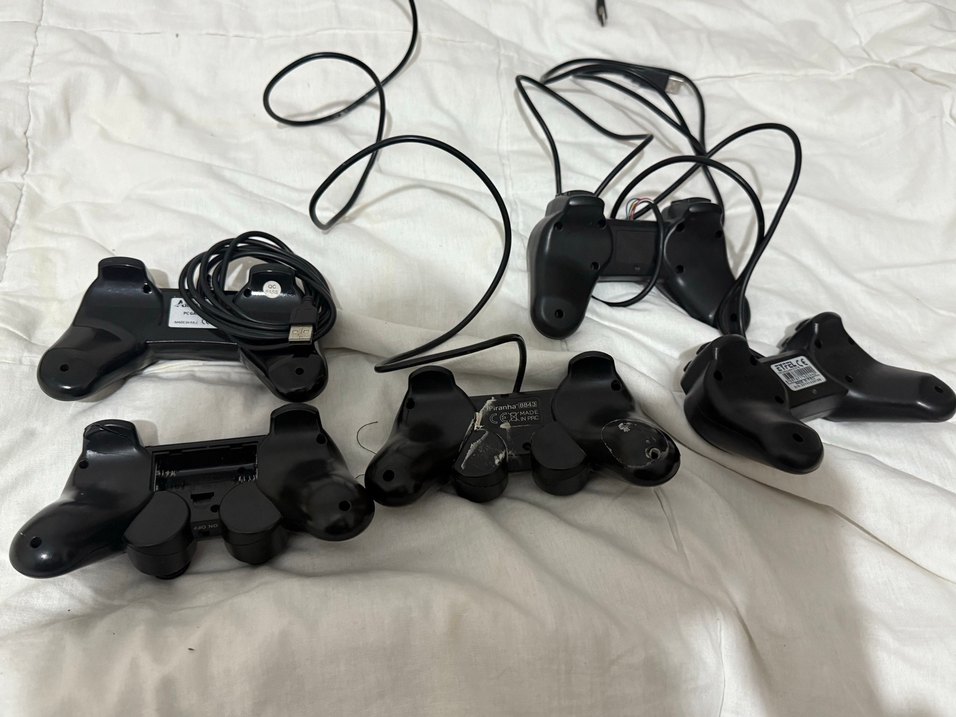 Siyah Kablolu Oyun Kolları Seti - Görsel 4