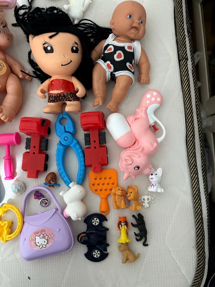 Çeşitli Renkli Bebek ve Aksesuar Seti - Görsel 4