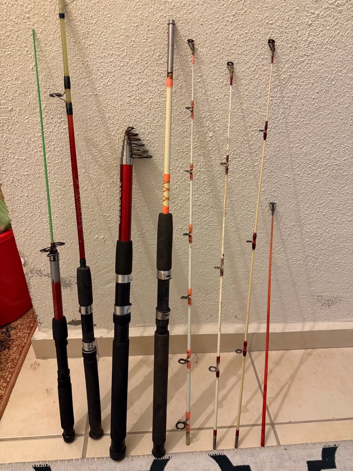 Renkli Çoklu Balıkçılık Kamışı Seti - Görsel 3