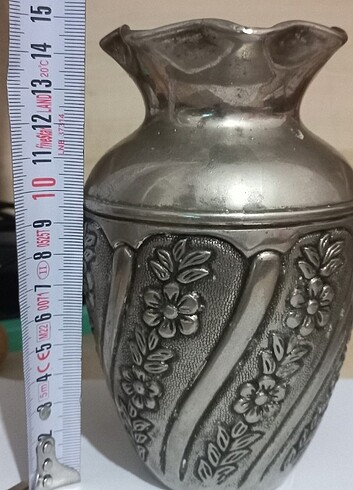 Diğer Alman gümüş kaplama vazo