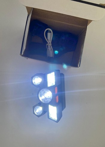 Diger Mavi LED Projektör Kafa Lambası