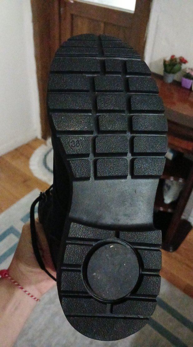 Siyah Erkek Biker Botları Tokalı - Görsel 5