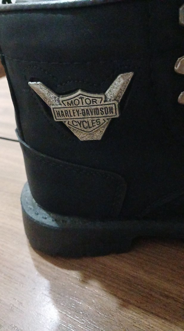 Siyah Erkek Biker Botları Tokalı - Görsel 2