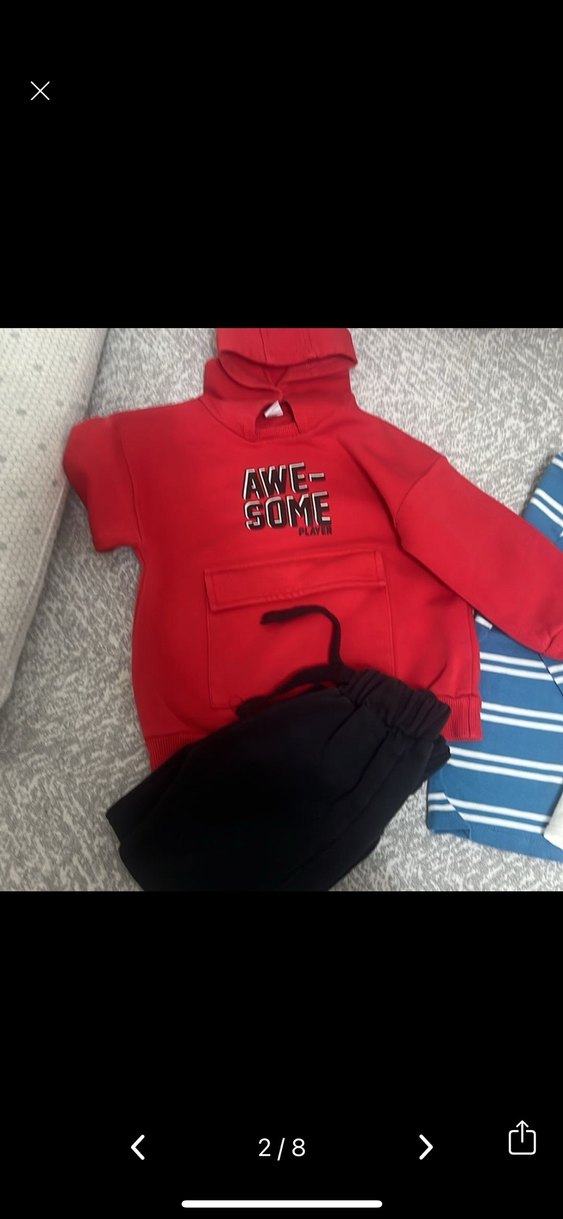 Mavi Pamuklu Uzun Kollu Erkek Bebek Body - Görsel 2