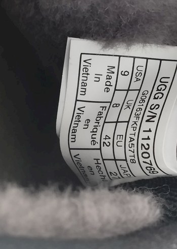 UGG Gri Süet ERKEK Bot - Görsel 5