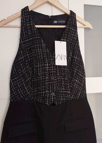 Kadın Siyah Desenli Elbise - Görsel 3