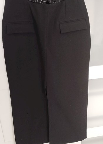 Kadın Siyah Desenli Elbise - Görsel 4