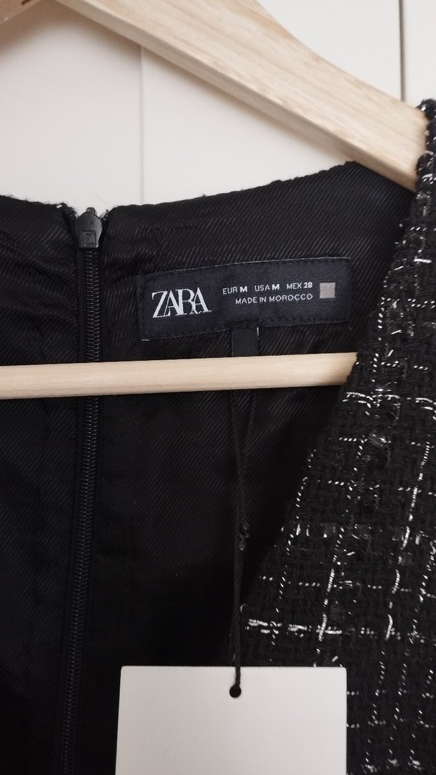 Kadın Siyah Desenli Elbise - Görsel 5