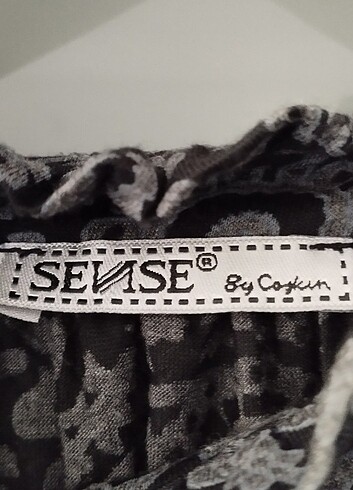 Sense SENSE GRİ DESENLİ BLUZ