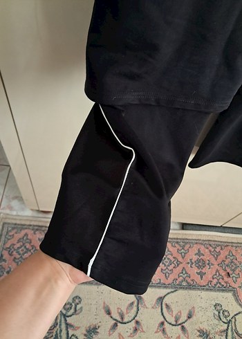 Siyah Mini Kadın Eşofman Takımı xxl bdn - Görsel 5