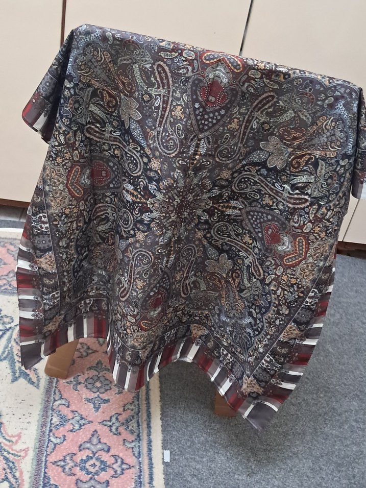 Bohem Çok Renkli Kadın Şal - Görsel 5