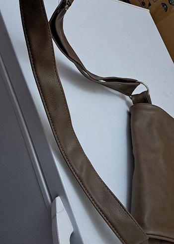 Kahverengi Deri Kadın Çanta - Görsel 8