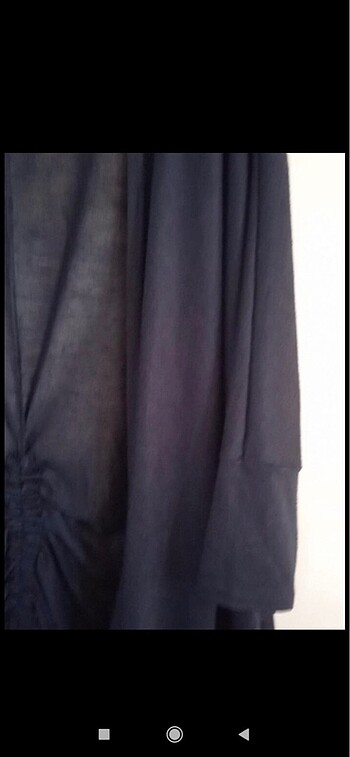 xl Beden siyah Renk Yarasa kolu kimono