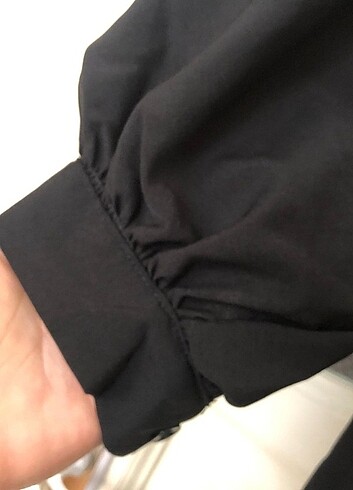 Yarasa kolu leopar desenli gömlek Tunik - Görsel 13