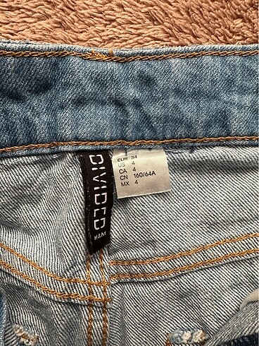 34 Beden H&M Mini jean şort