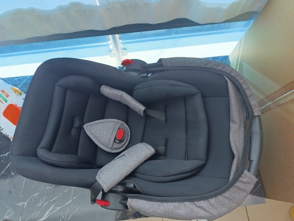 Gri Bebek Oto Koltuğu ve puset - Görsel 3