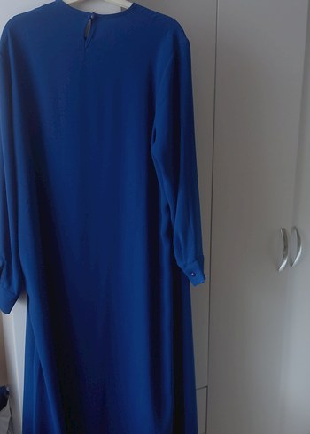 Mavi Kadın Uzun Kollu Salaş Elbise - Görsel 3