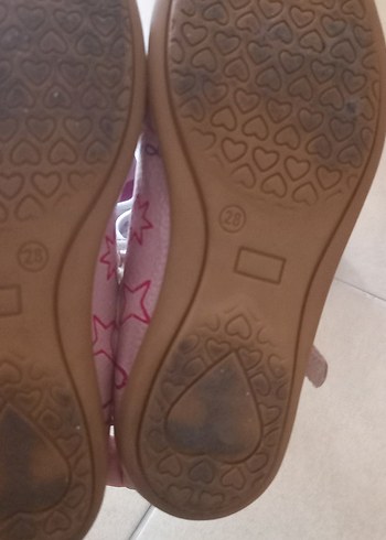 Kız Çocuk Pembe Baskılı Babet Ayakkabı - Görsel 4