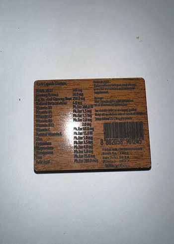 Ahşap Kutuda kas hapı - Görsel 3