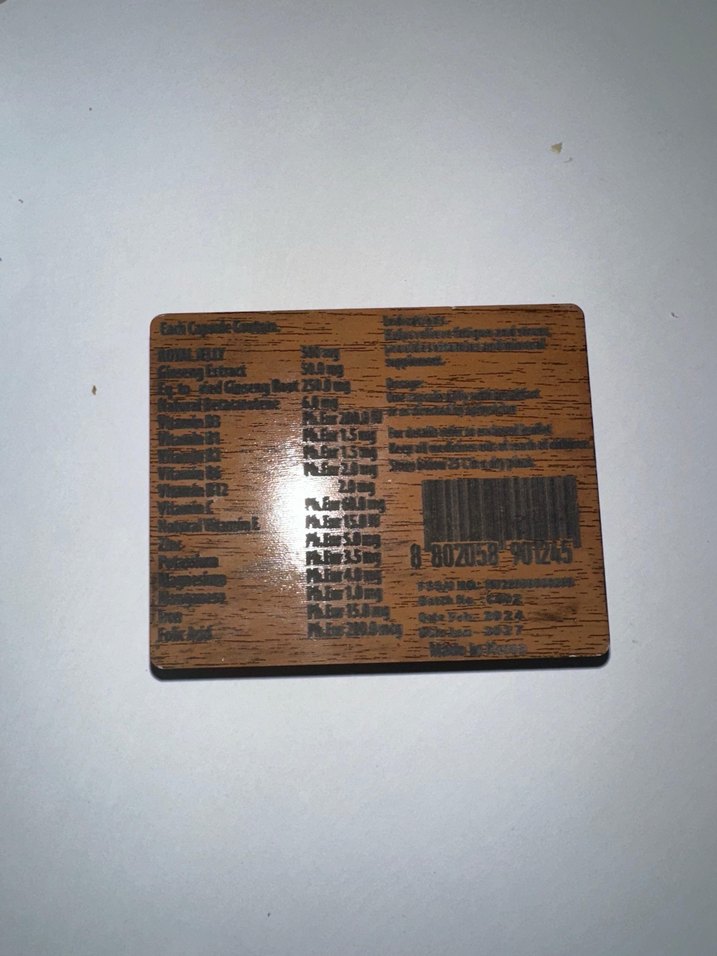 Ahşap Kutuda kas hapı - Görsel 3