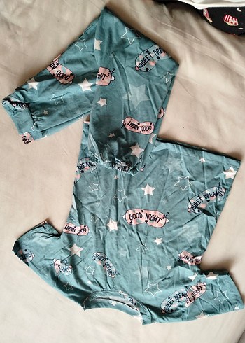 Diğer Mavi Baskılı cocuk Pijama Takımı
