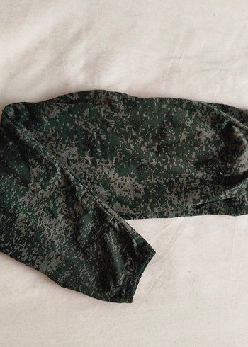 cocukKamuflaj Desenli Salaş Kumaş Pijama