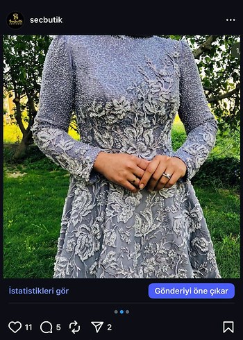 38 Beden Nişan elbisesi