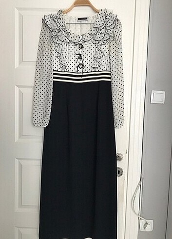 44 Beden Sifon Elbise