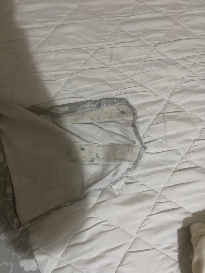 Gri Bulut Desenli Bebek Kundak - Görsel 3