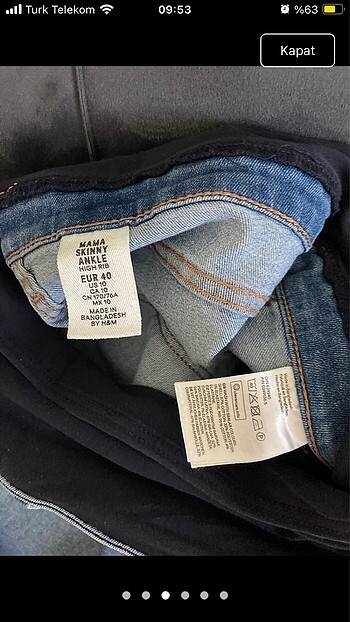 4 adet hamile pantolonu - Görsel 2