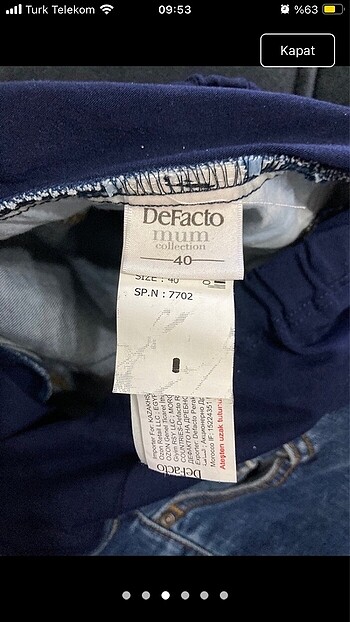 4 adet hamile pantolonu - Görsel 8