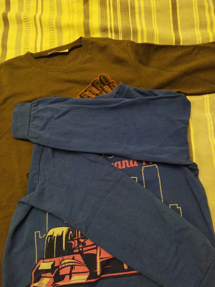 Erkek Çocuk Mavi Baskılı Denim Sweatshirt - Görsel 4