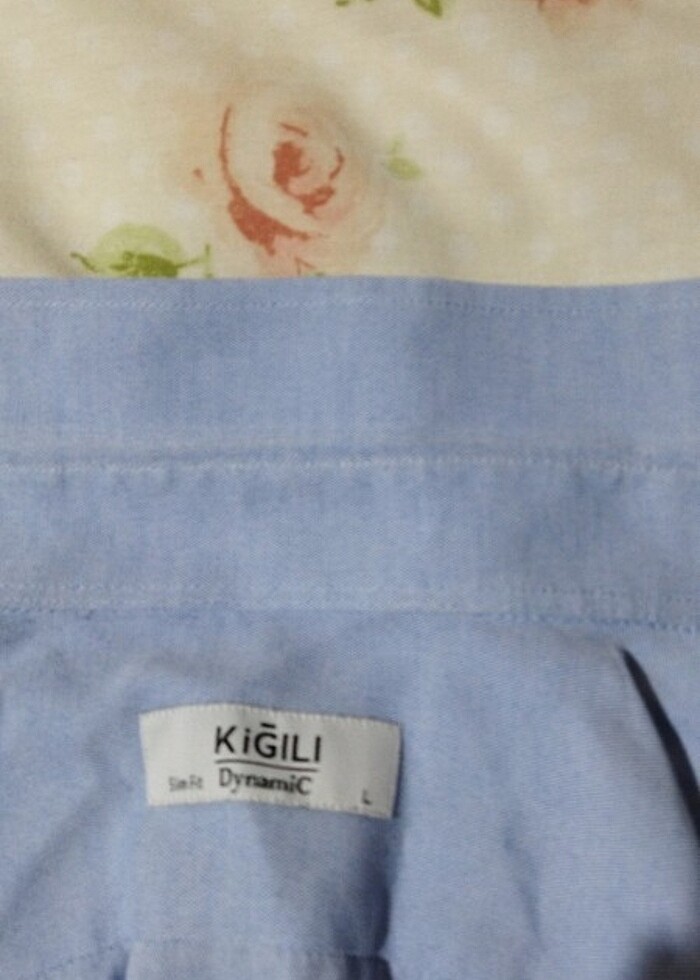 Kiğılı erkek gömlek L beden - Görsel 4